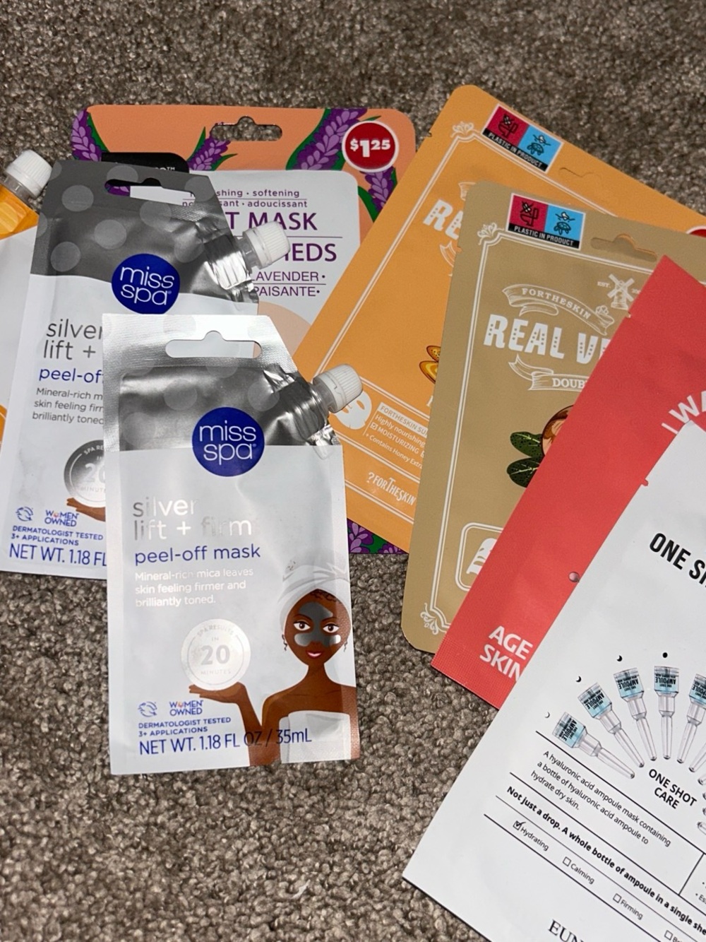 Bundle of skincare mask